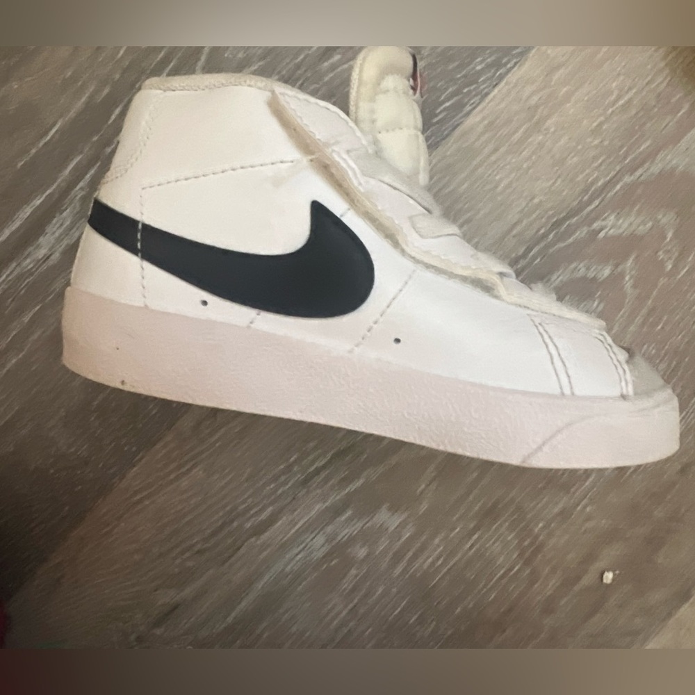 Boys white Nikes
